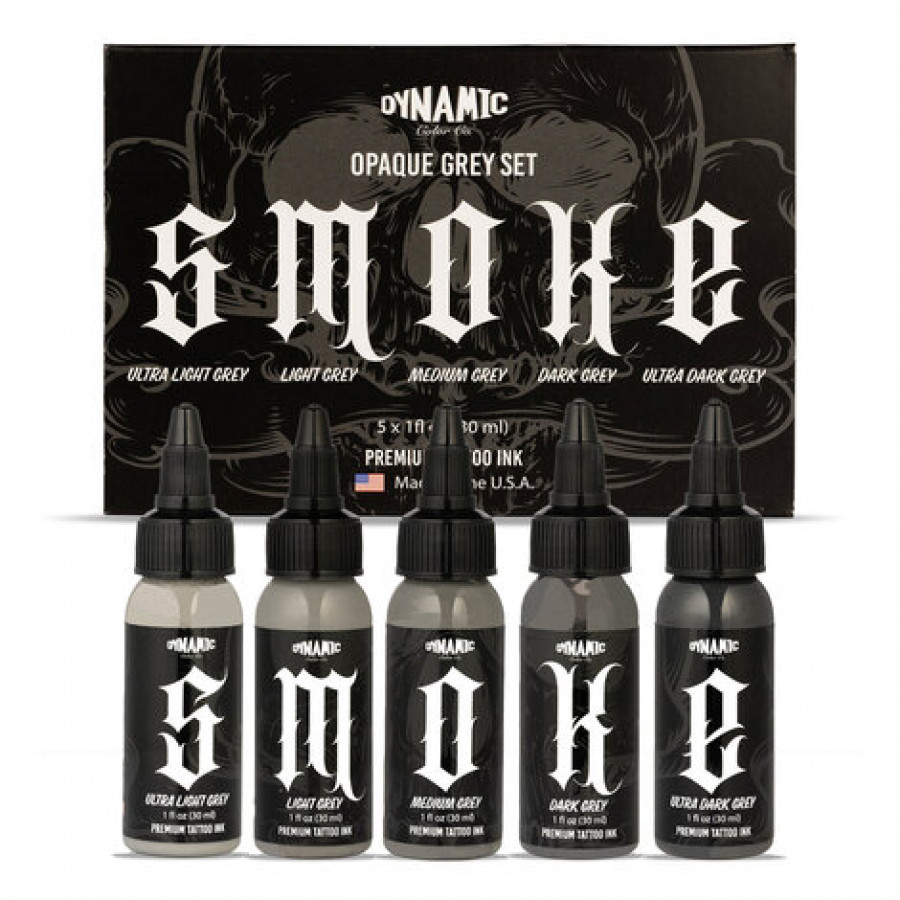 Smoke Opaque Dark Grey — самый темный серый пигмент
