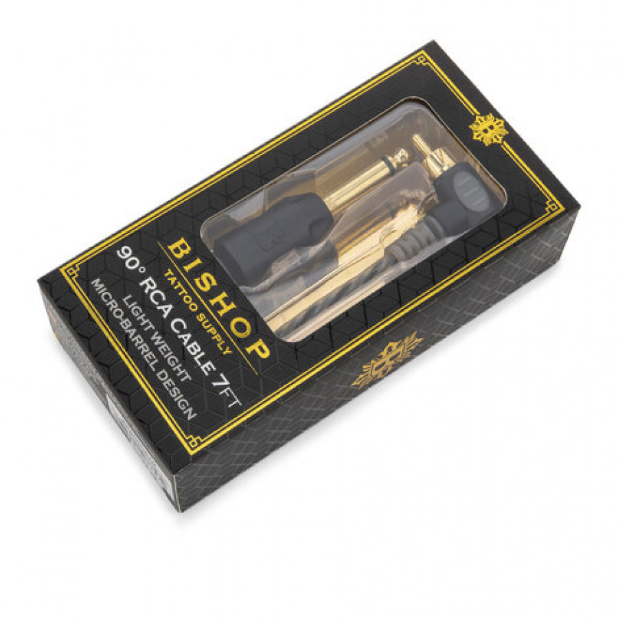 Bishop Premium Lightweight 90 Degree RCA Cord - 7 ft.